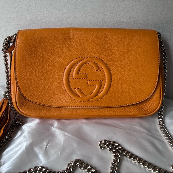 Gucci Handbags - Gucci Bag Soho Orange Curcuma